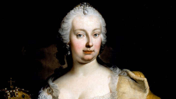Maria Theresia, römisch-deutsche Kaiserin. Gemälde von Martin van Meytens, um 1743.