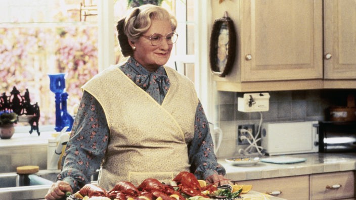 Robin Williams als Mrs. Doubtfire