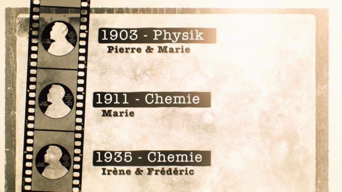 Screenshot aus dem Film "Marie Curie und ihre Töchter: Eine Familie von Ausnahme-Talenten"