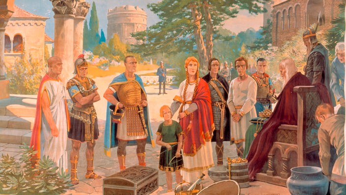 Schulwandbild Theoderich der Große