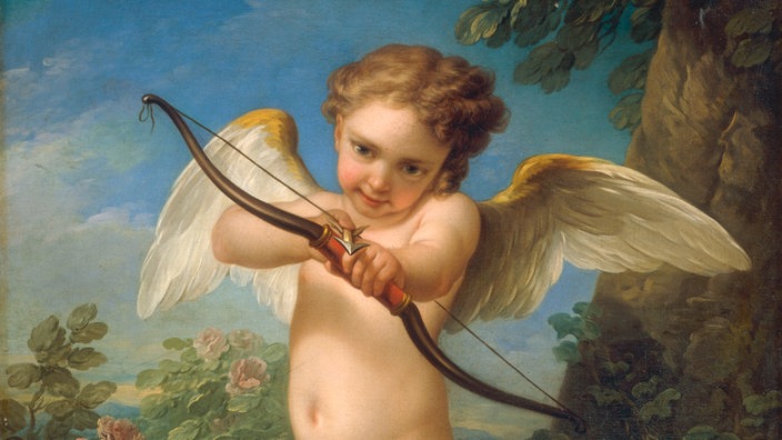 Ölgemälde 'Amour menacant' von C. van Loo (1761). | Bildquelle: akg Ölgemälde 'Amour menacant' von C. van Loo (1761).