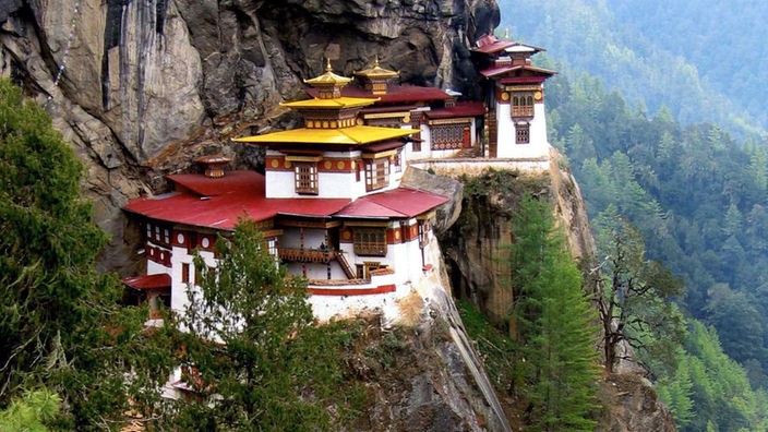 Tiger's Nest Monastery, Kloster in Bhutan.