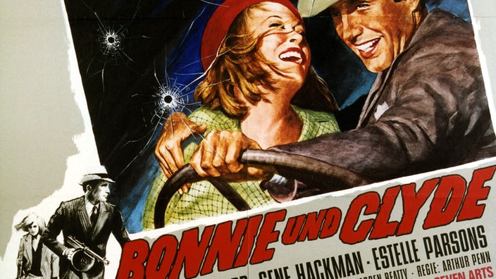 Filmplakat "Bonnie and Clyde".