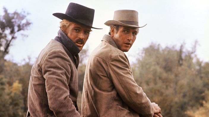 Butch Cassidy und Sundance Kid, dargestellt von Paul Newman und Robert Redford