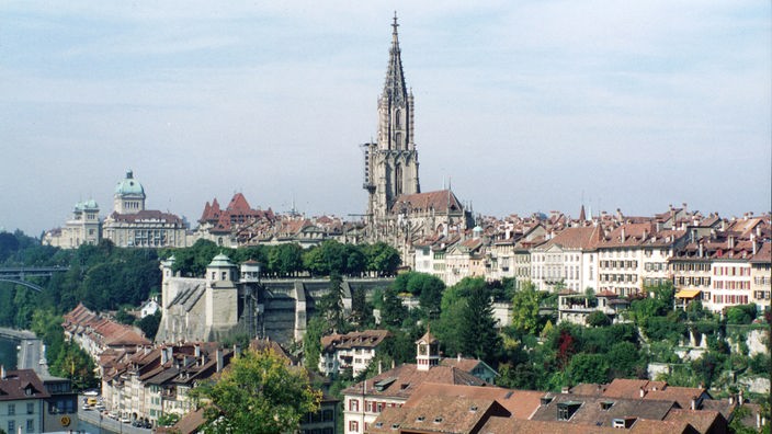 Panoramablick über Berner Altstadt