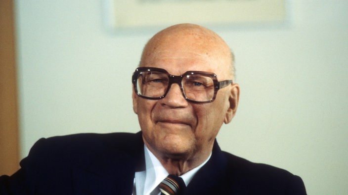 Finnlands Staatspräsident Urho Kekkonen