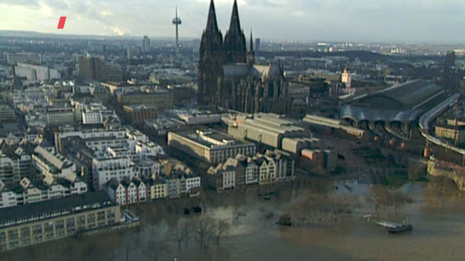 Screenshot aus dem Film "Hochwasserschutz in Köln"