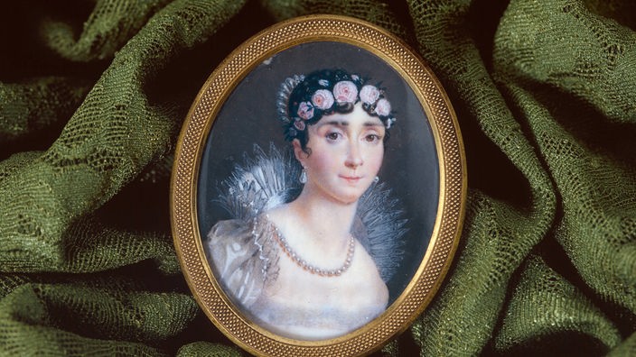 Medaillon mit dem Porträt von Joséphine de Beauharnais