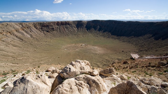 Der Barringer-Krater im US-Bundesstaat Arizona