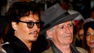 Keith Richards und Johnny Depp in 2011