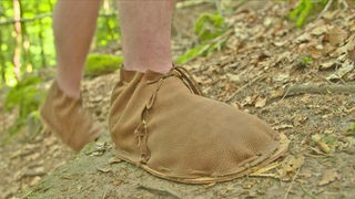 Steinzeit-Schuhe