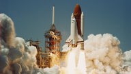 Start der Challenger Rakete 1986.