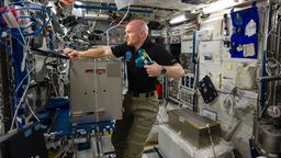 Alexander Gerst auf der ISS.