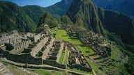 Die Inkastadt Machu Picchu.