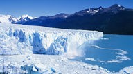 Der Gletscher Perito Moreno in Patagonien.