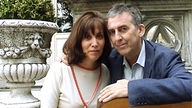 George Harrison mit seiner Frau Olivia 