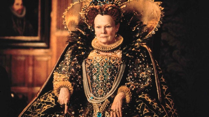 Judi Dench in ihrer Rolle als Königin Elisabeth I. im Film "Shakespeare in Love" (1998)