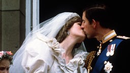 Charles und Diana bei ihrer Hochzeit