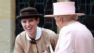 Die Nanny von Prinz George im Gespräch mit der Queen