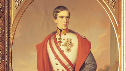 Gemälde von Franz Joseph I., Kaiser von Oesterreich und König von Ungarn.
