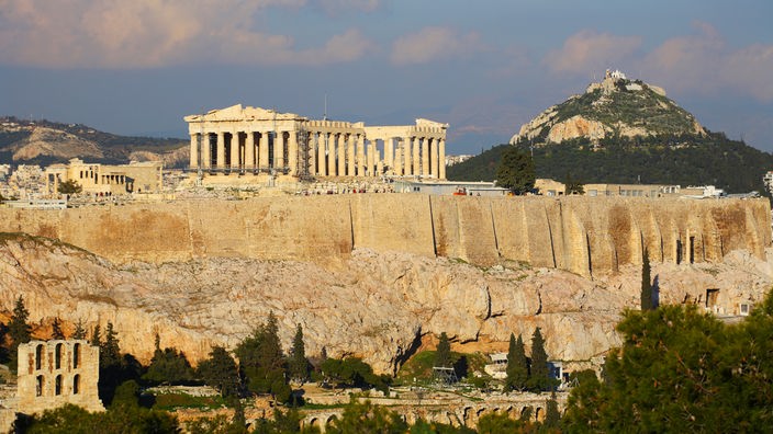 Blick über die Akropolis