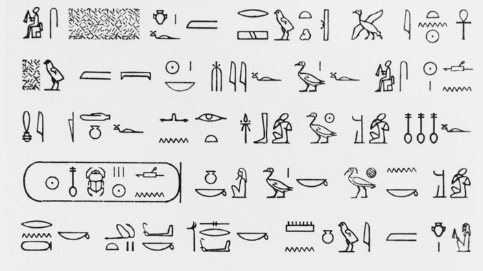 Tabelle mit  Symbolen