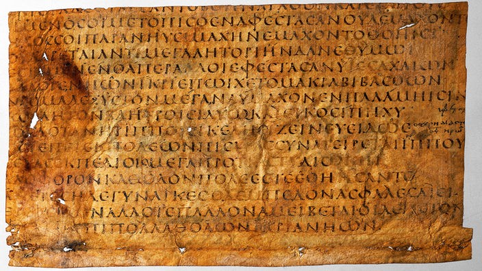Ein Fragment von Homers Ilias aus dem 6. Jahrhundert vor Christus
