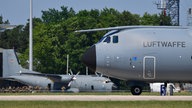 Airbus A400M auf dem Boden.