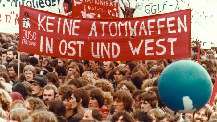 Friedensdemonstration im Hofgargen am 10.10.1981