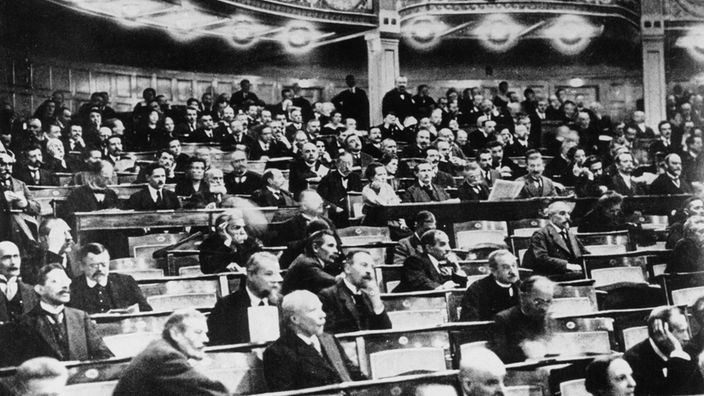 Weimarer Nationalversammlung 1919.