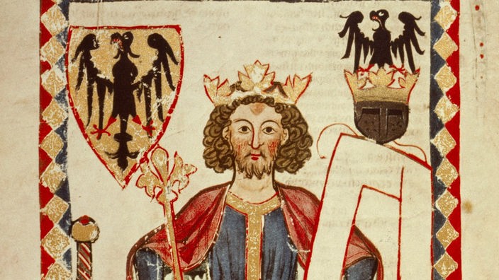 Wandgemälde von Heinrich VI.