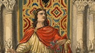Kaiser Heinrich VI. (1165-1197) aus dem Geschlecht der Staufer