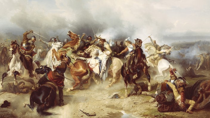 Gemälde: Die Schlacht bei Lützen