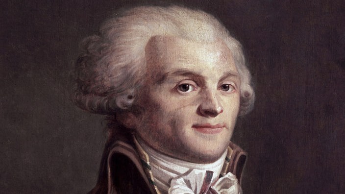 Portraitgemälde des Revolutionäres Robespierre