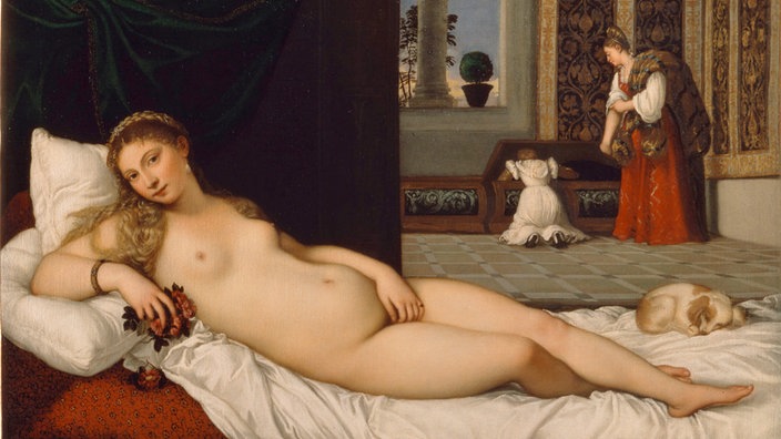 Gemälde "Venus von Urbino" von Tizian (entstanden um 1538)