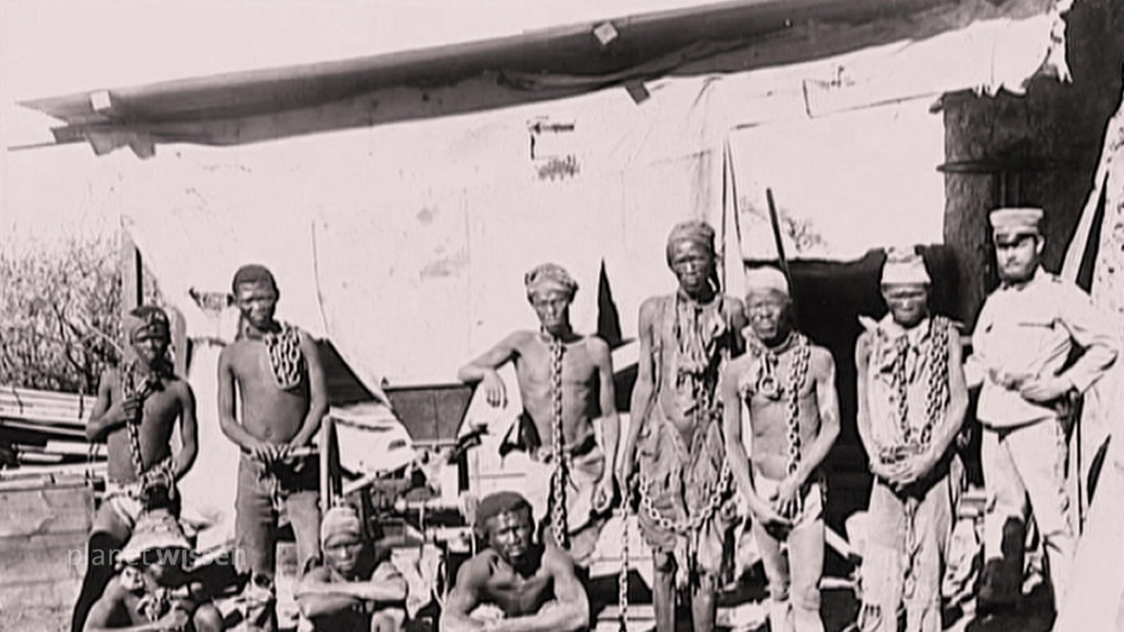 Screenshot aus dem Film "Der Völkermord an den Herrero und Nama"