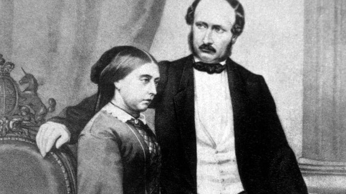 Königin Viktoria und Prinz Albert