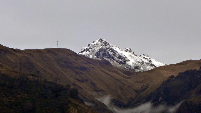 Blick auf den Vulkan Pichincha