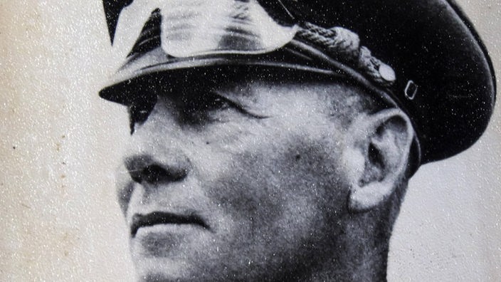 schwarz-weiß-Aufnahme von Erwin Rommel