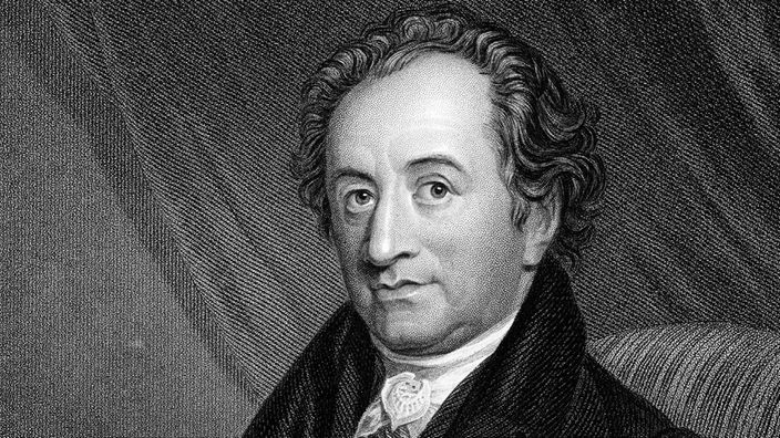 Porträt von Goethe