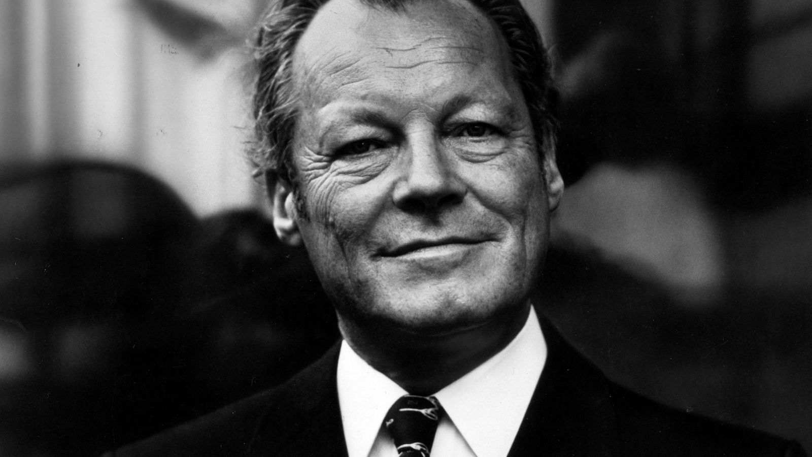 Porträtbild von Willy Brandt.