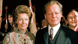 Willy Brandt mit seiner zweiten Ehefrau Rut.
