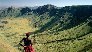 Samburu-Krieger im Great Rift Valley