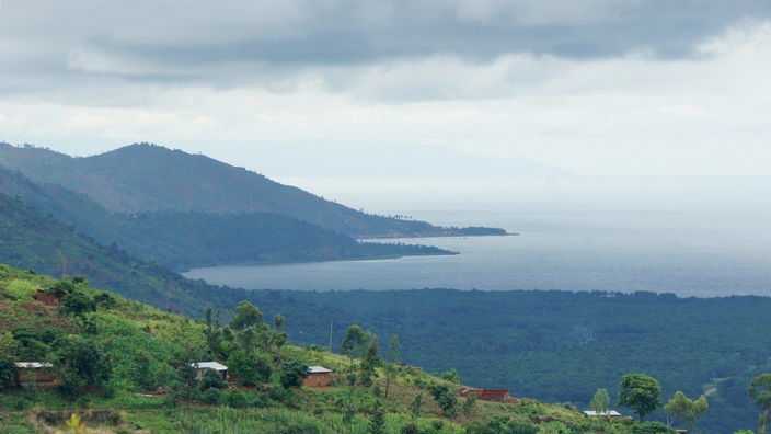 Blick auf den Tanganyika See