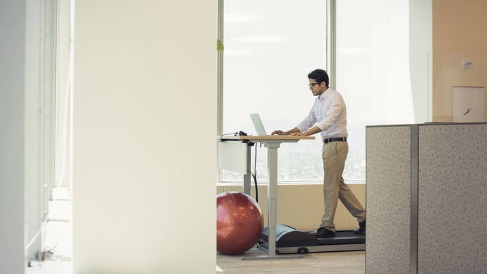 Bewegung  im Büro