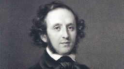 Porträt Felix Mendelssohn Bartholdy.