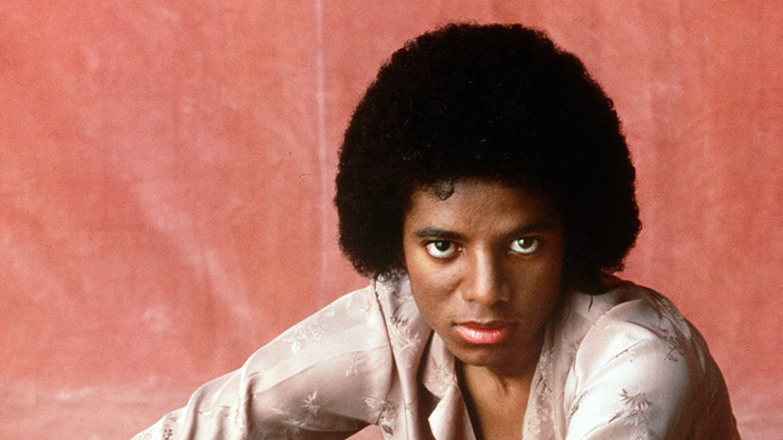 Porträt des jungen Michael Jackson.