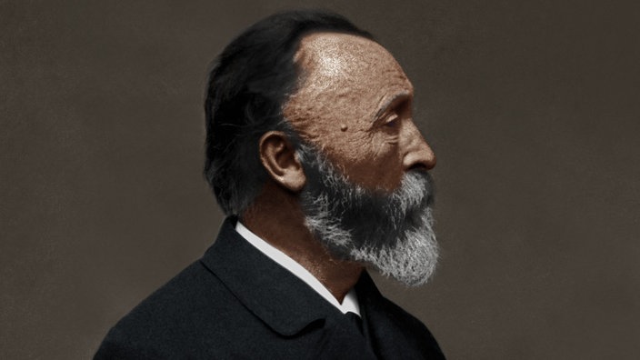 Schwarzweiß-Bild von Heinrich von Stephan | Bildquelle: picture alliance / akg-images Schwarzweiß-Bild von Heinrich von Stephan