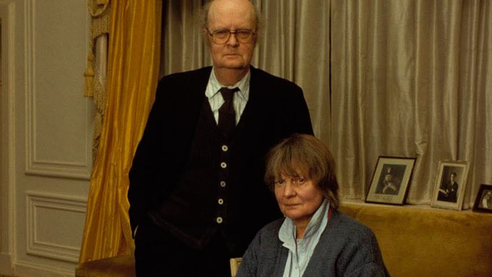 John Bayley und seine Frau Iris Murdoch.