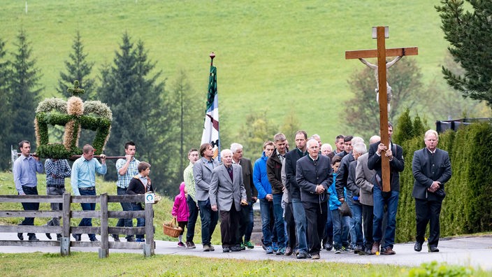 Erntedank-Prozession in Osttirol